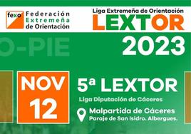 La quinta prueba de la Lextor 2023 se llevará a cabo en Los Barruecos