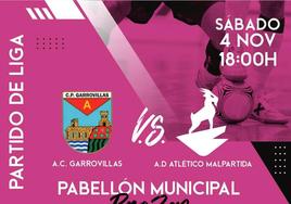 El AD Atlético Malpartida se desplaza para enfrentarse al CP Garrovillas