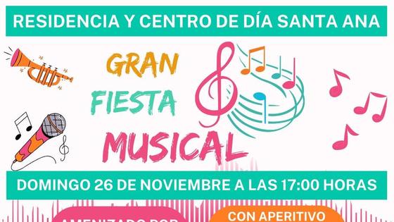 La Residencia y Centro de Día Santa Ana organiza una Gran Fiesta Musical
