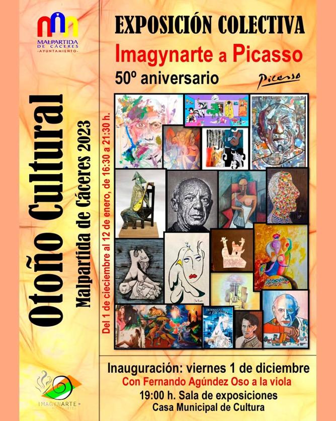 Imagynarte homenajea a Picasso con una exposición colectiva