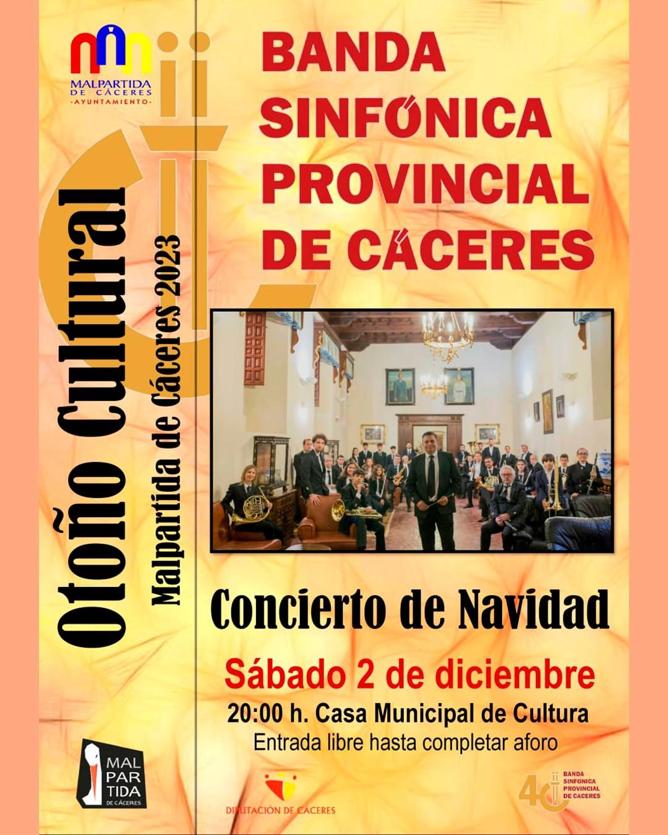 Concierto de Navidad de la Banda Sinfónica Provincial de Cáceres