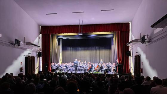 Gran asistencia al concierto de la Banda Sinfónica Provincial de Cáceres