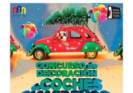 Vuelve el Concurso de Decoración de Coches Navideños de Malpartida de Cáceres