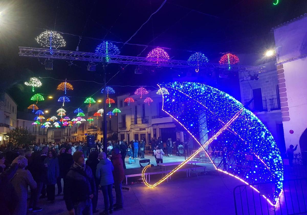 Malpartida brilla en Navidad