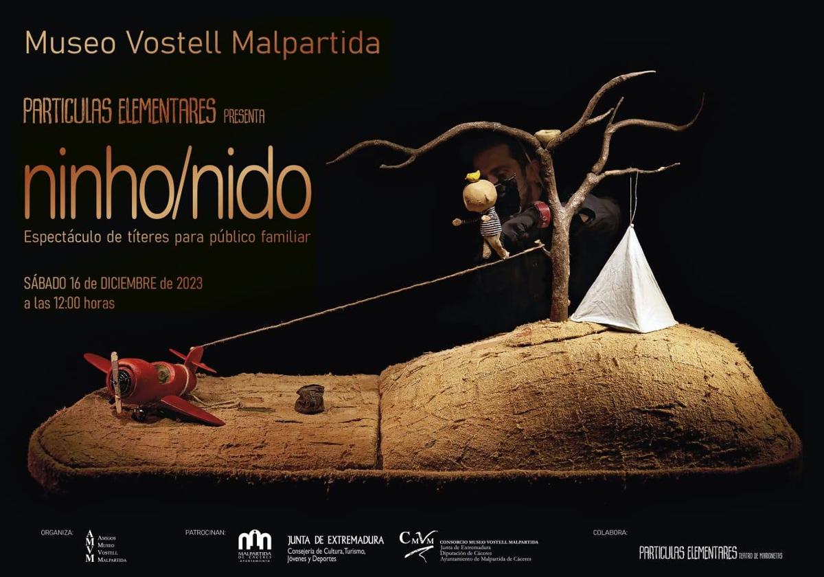La compañía Partículas Elementales llega al Museo Vostell como Ninho/Nido