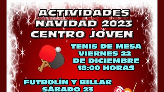 El Centro Joven de Malpartida de Cáceres organiza diferentes actividades en Navidad