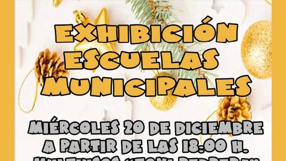 Las escuelas municipales de patinaje, defensa personal, gimnasia rítmica y bailes actuales ofrecen su exhibición navideña