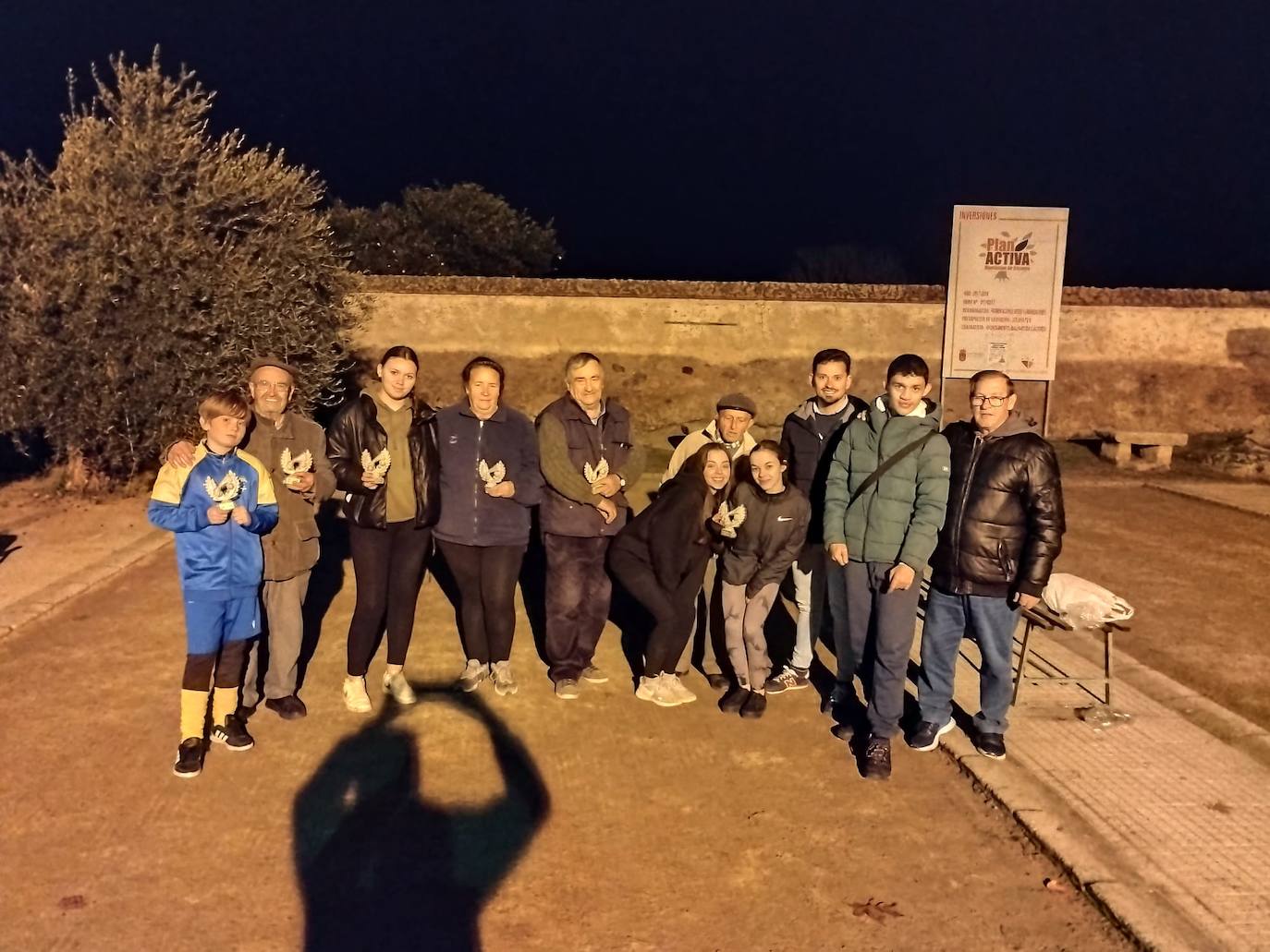 El torneo de Navidad de Petanca unió a jugadores de entre 11 y 80 años de edad