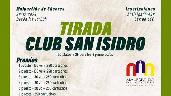 Inscripciones abiertas para la Tirada Club San Isidro