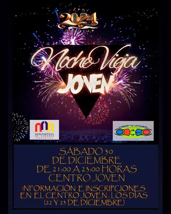 Llega la Nochevieja Joven a Malpartida de Cáceres