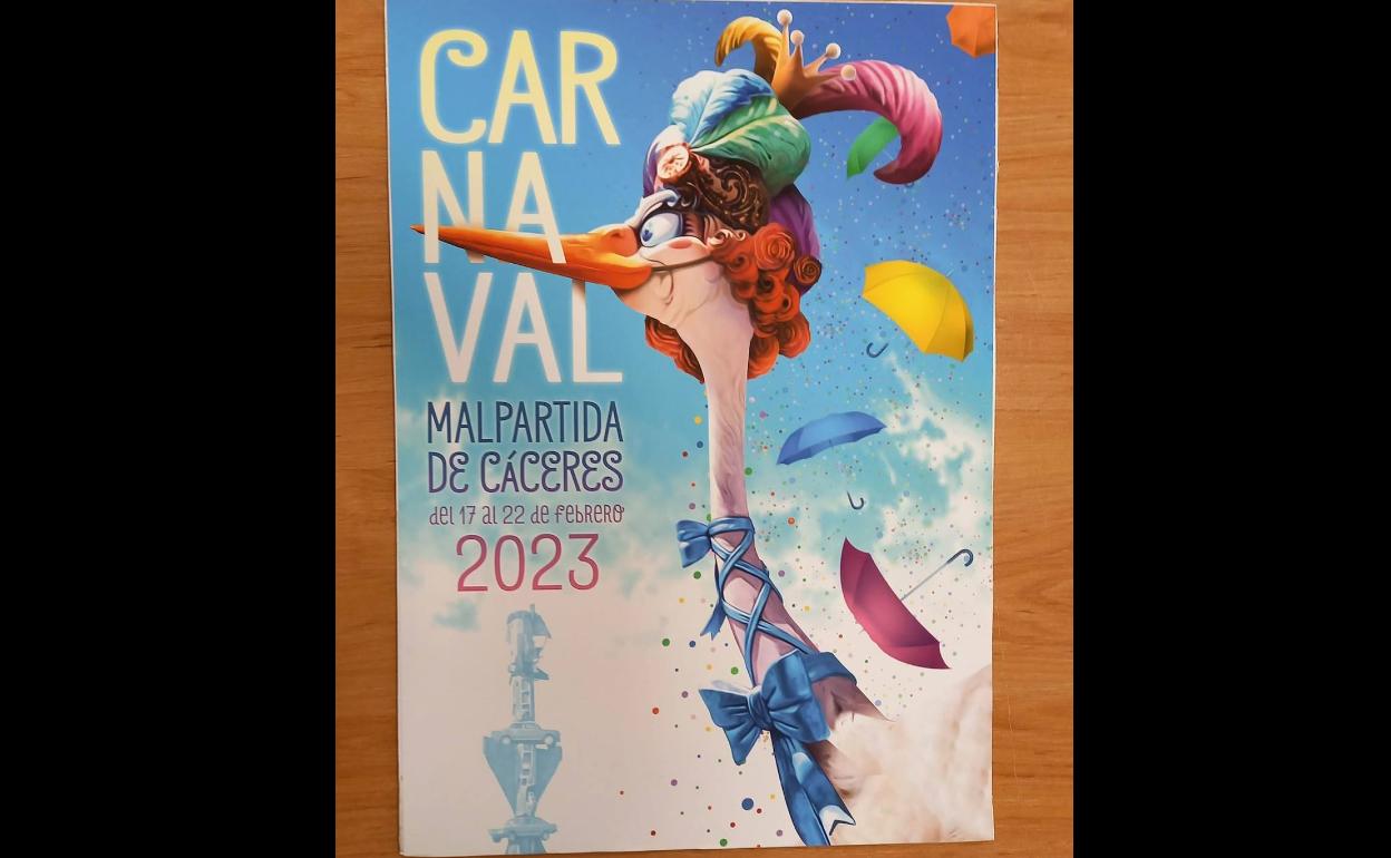 Juan Diego Ingelme gana el Concurso del Cartel de Carnaval de Malpartida de Cáceres