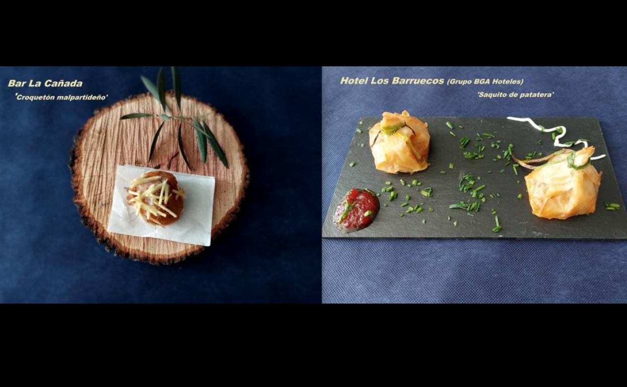 Bar la Cañada y Hotel Los Barruecos ganan el Concurso Profesional de Tapas Elaboradas con Patatera