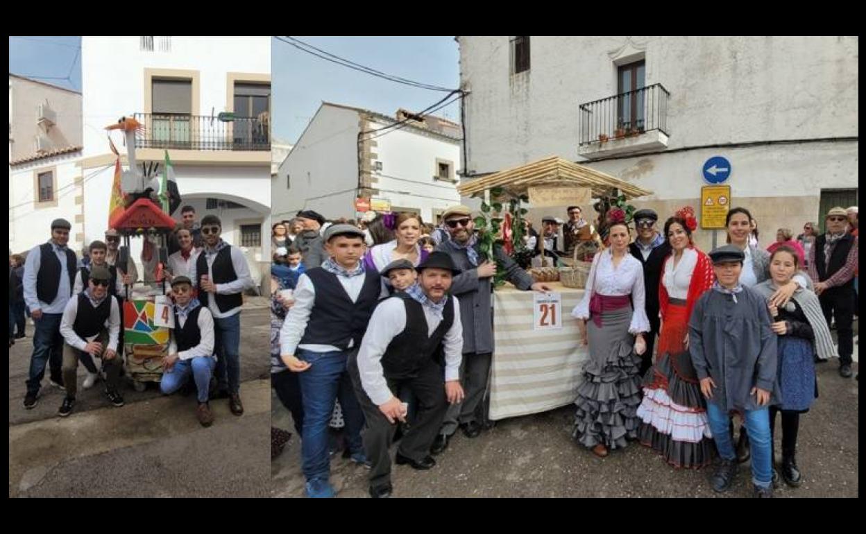 'El autóctono' y 'Yo a esta gente no la conozco' ganan el concurso de carros de agua