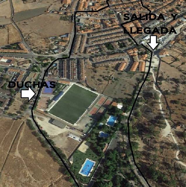 Recorrido de la V Media Maratón, un circuito de 10,5 kilómetros al que se dará dos vueltas. 