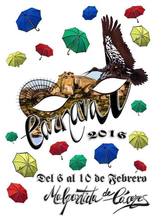 Cartel ganador del concurso de Carnaval 2016. 
