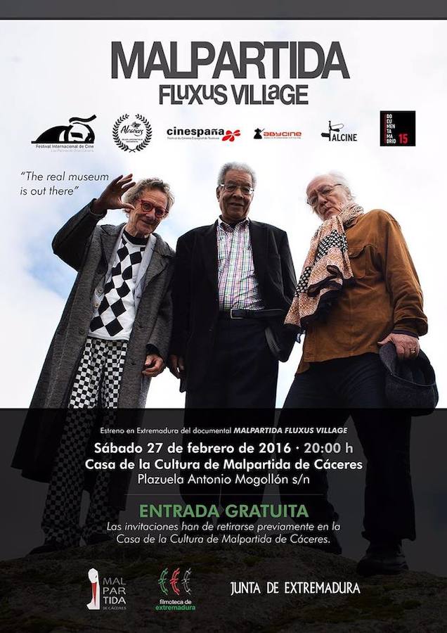 El documental ‘Malpartida Fluxus Village’ se proyectará en la casa de cultura