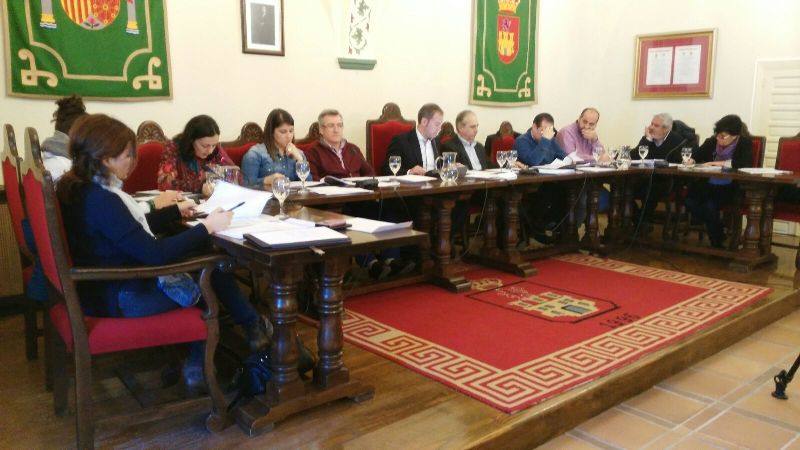Durante la sesión plenaria. 