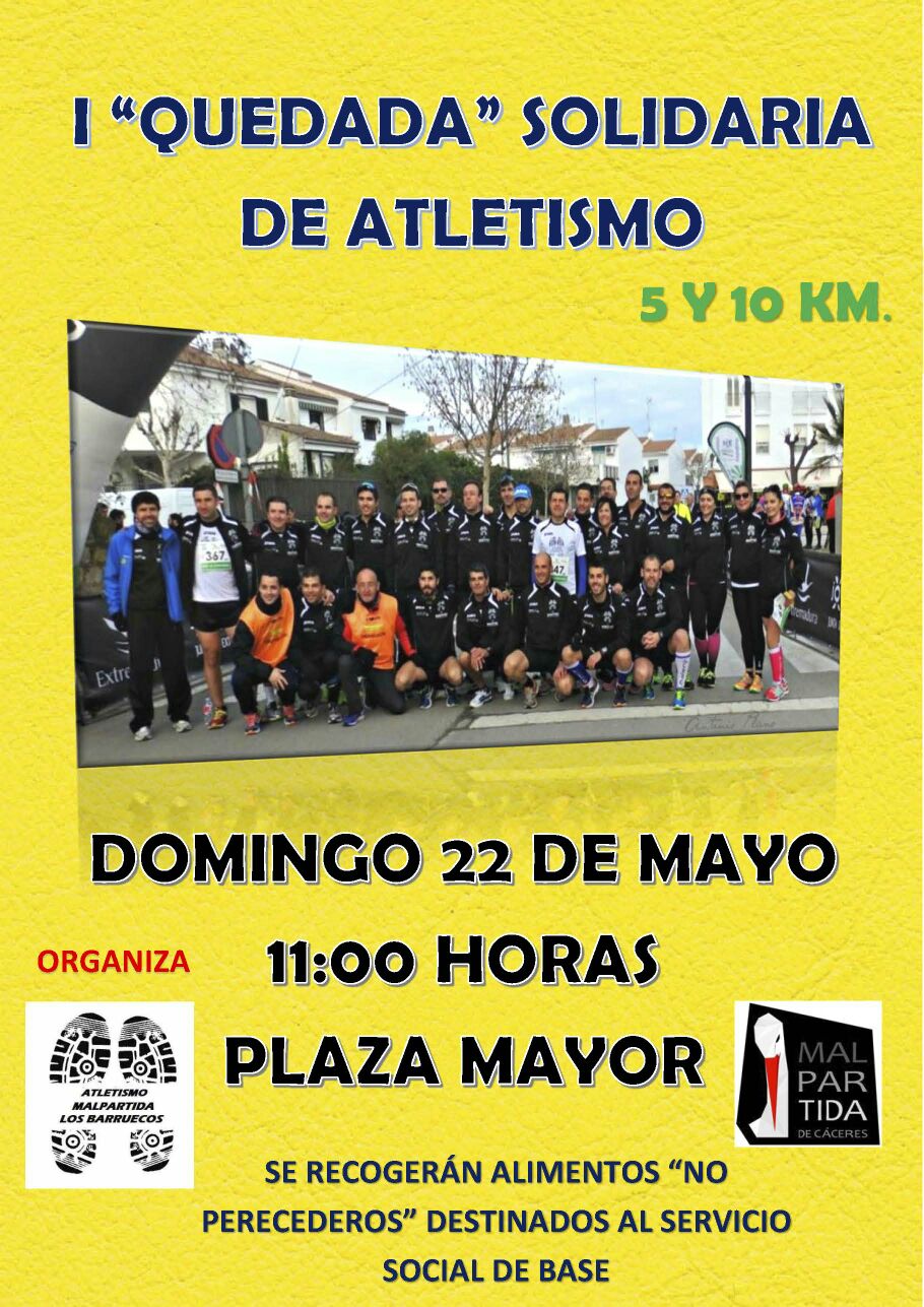 El Club de Atletismo de la localidad celebra la I Quedada Solidaria