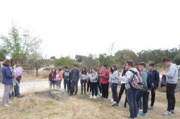 Alumnos del colegio Diocesano visitaron Los Barruecos en una ruta pedestre