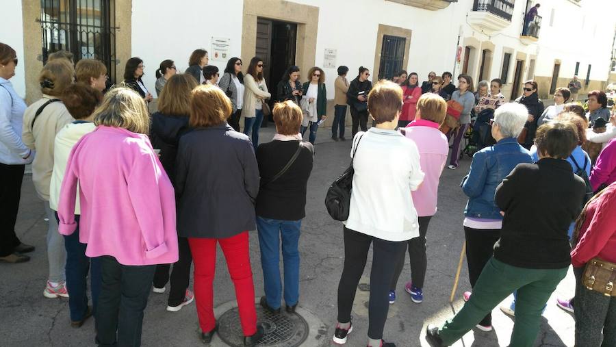 ‘Paro Internacional de Mujeres’ celebrado el 8 de marzo frente al ayuntamiento. 