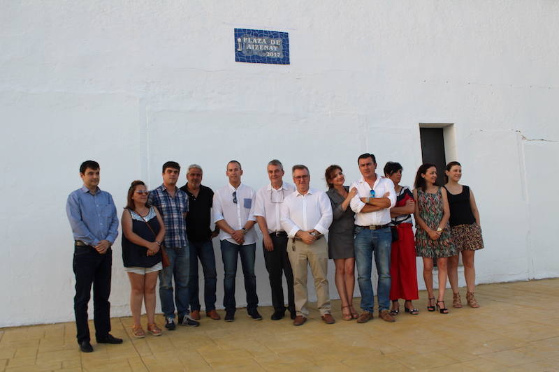 Inaugurada la nueva plaza de ‘Aizenay’