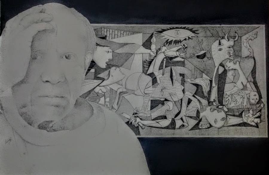 Una de las obras de la exposición. 
