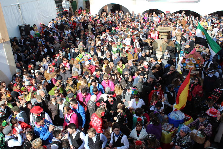 La Plaza Mayor en la Pedida de la Patatera 2018. 