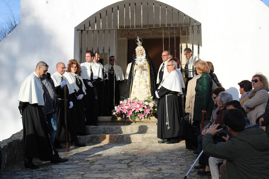 Llegada de la Virgen a la Ermita. Sábado de Gloria 2018. 