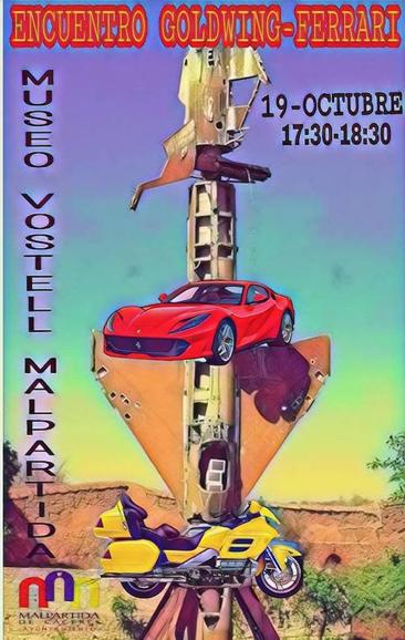 El IX Encuentro Goldwing Ferrari pasará por Malpartida de Cáceres
