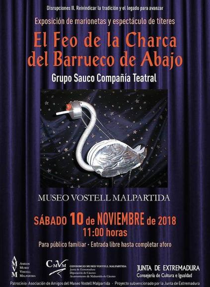 Espectáculo de títeres y exposición de marionetas en el Museo Vostell Malpartida