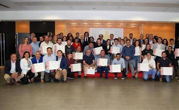 La Asociación Deportiva Voleibol Miajadas, galardonada en los Premios Espiga