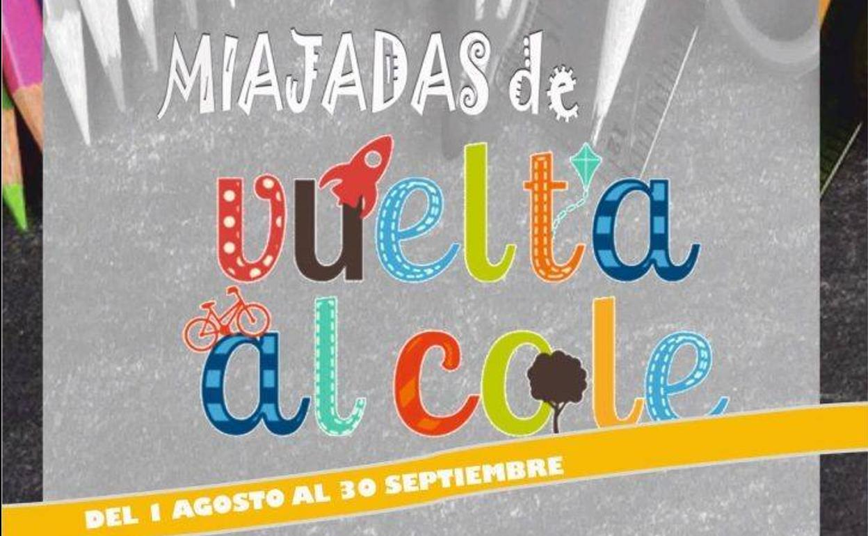 Cartel promocional de la campaña 'Vuelta al cole' 