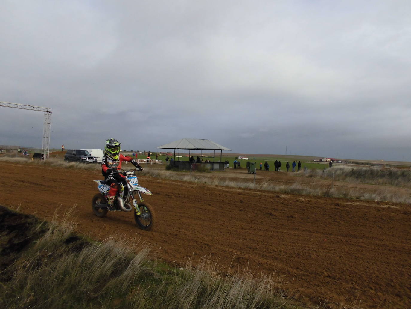 Samuel Tapia en los entrenamientos de la carrera celebrada en 'Doña Blanca' / 