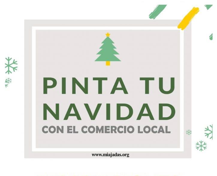 Cartel de la campaña de comercio local 'Pinta tu Navidad' / 