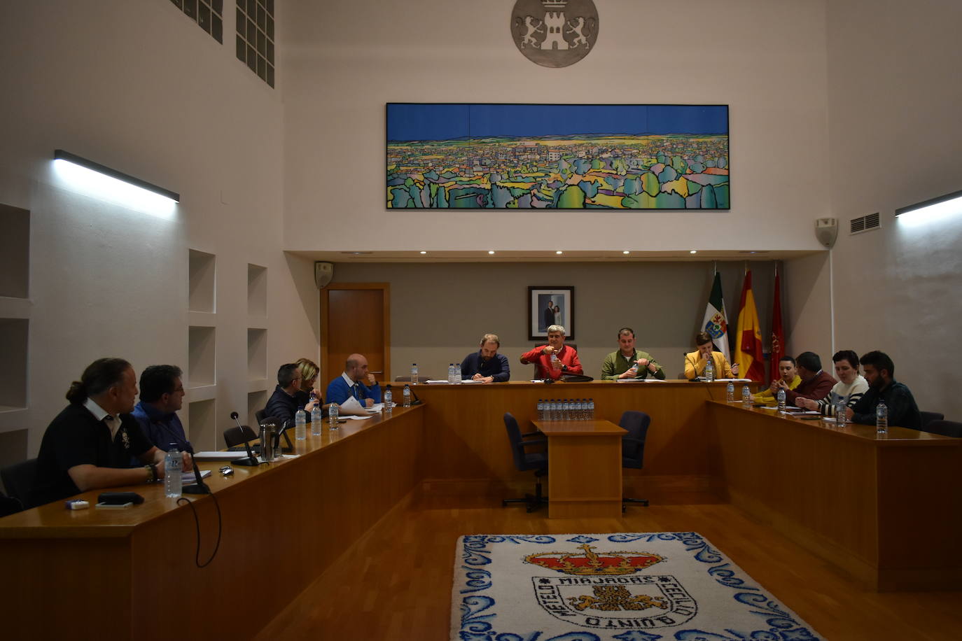 Pleno Ordinario del Ayuntamiento de Miajadas en febrero de 2020 