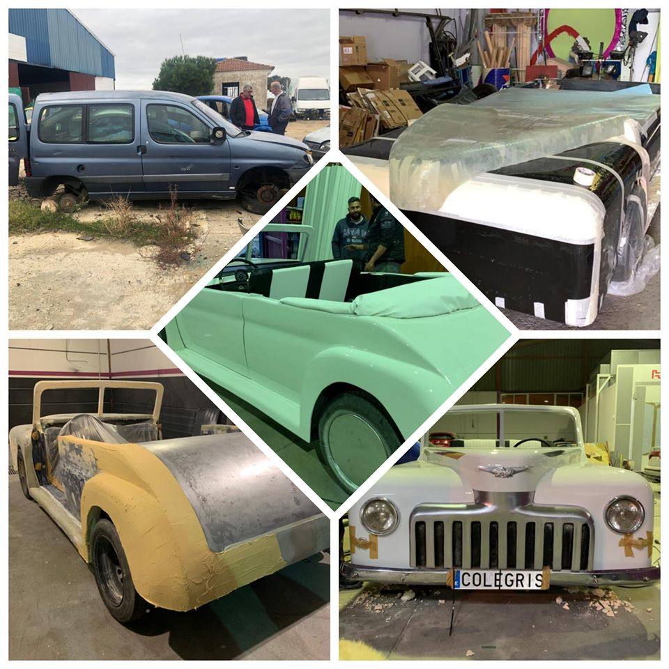 El proceso de transformación de la furgoneta al coche 'Grease' fue todo un reto 