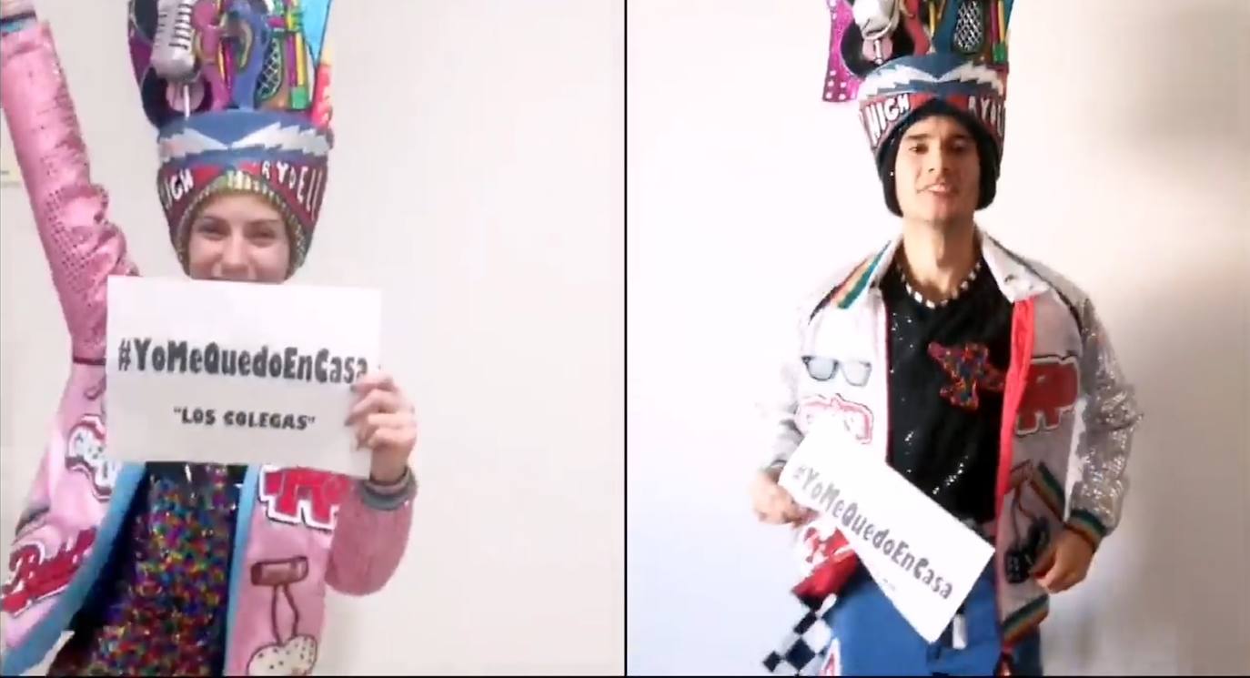 Desde que comenzó el aislamiento la comparsa no ha parado de enviar videos llenos de positividad 