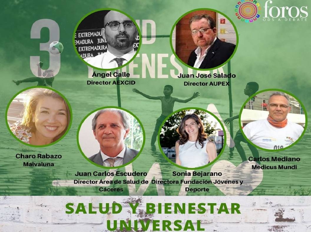 Profesionales participantes en el debate ODS 3 