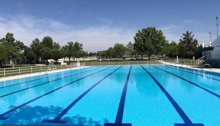Instalaciones de la piscina municipal de Miajadas 