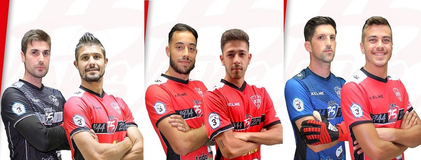 Damián, Rubén Pezón, Antonio, Álex Cañero, Rosiña y Jaime Cañamero 