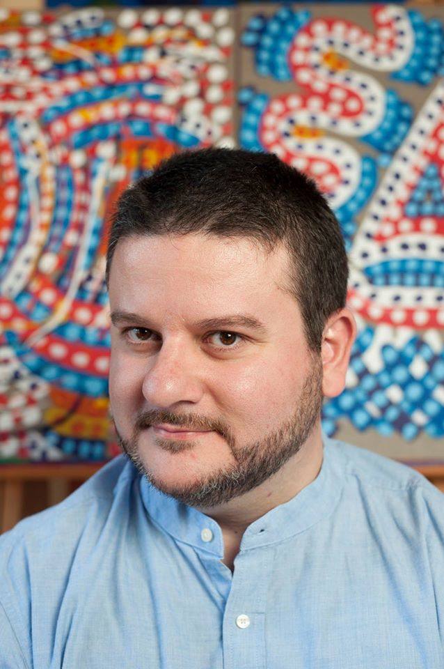 El pintor y poeta Julio Santiago lleva años afincado en Madrid 