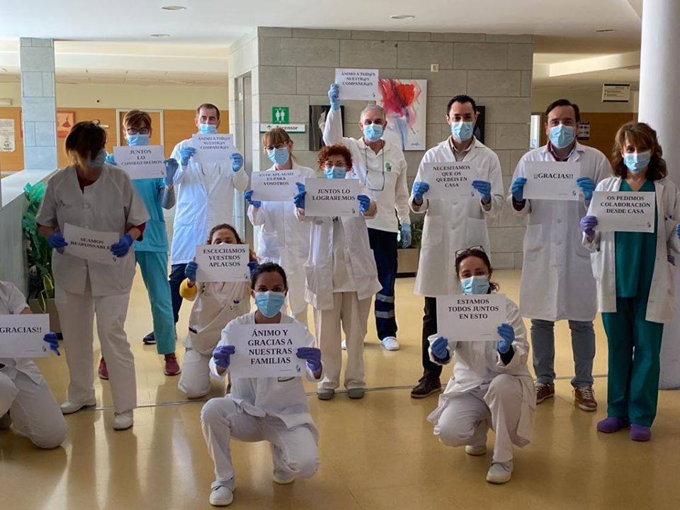 Mensaje de los profesionales del centro de salud de Miajadas durante el estado de alarma 