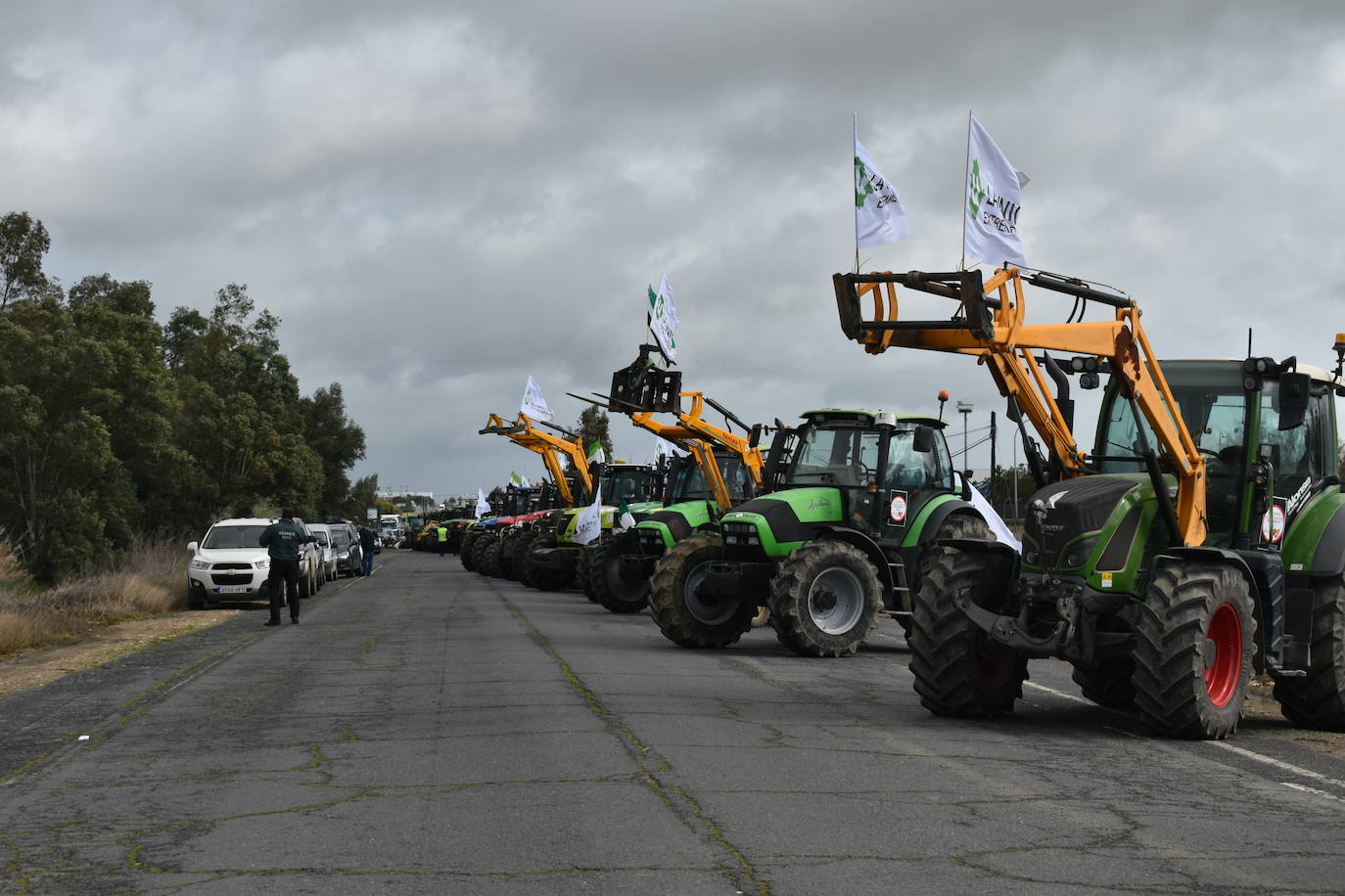 Han participado 140 personas llegadas en 50 tractores y 35 turismos 