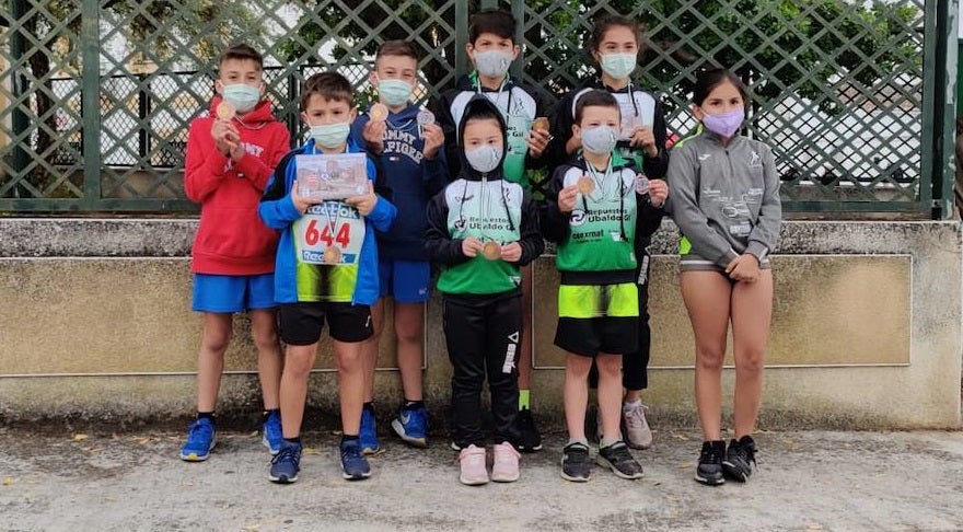 Los pequeños atletas miajadeños arrasaron en el pódium 