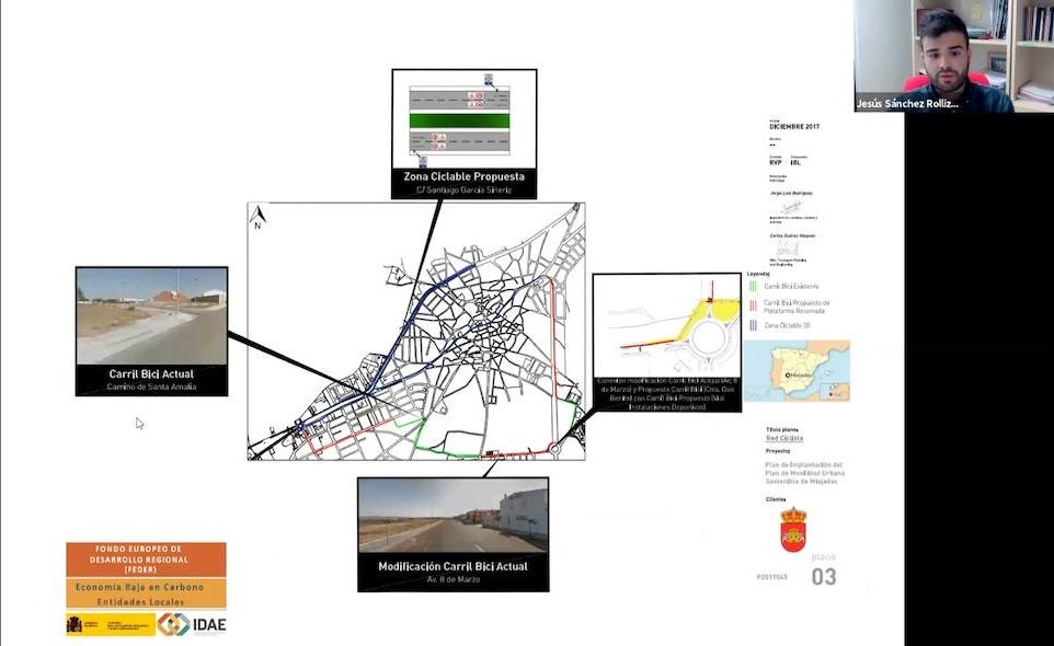 Presentación del 'Proyecto de implementación del PMUS de Miajadas: caminos escolares y carriles bici' 