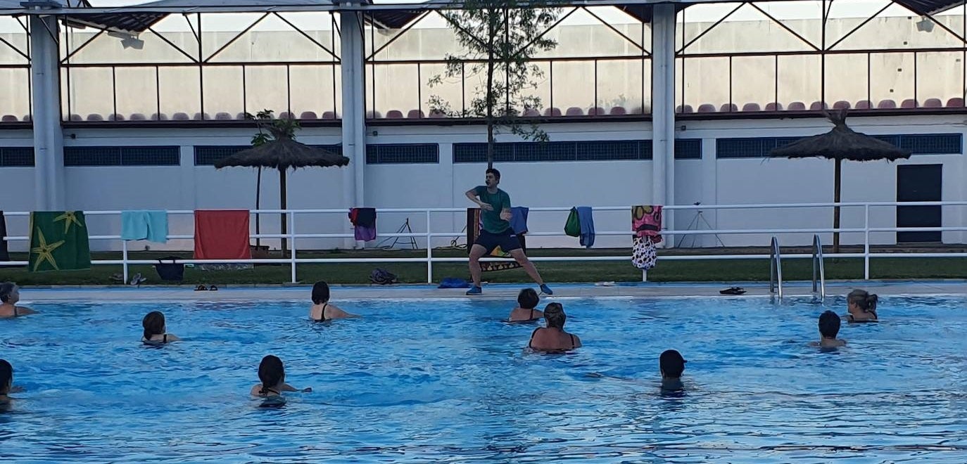 Curso de julio de Aquaeróbic en Miajadas 