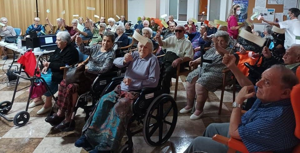 Celebración del Día del Mayor en la residencia San Martín de Porres de Miajadas 