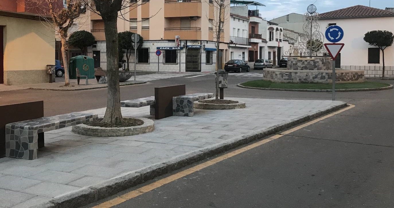 La Laguna Blanca, en la Plaza Polo Benito de Miajadas 