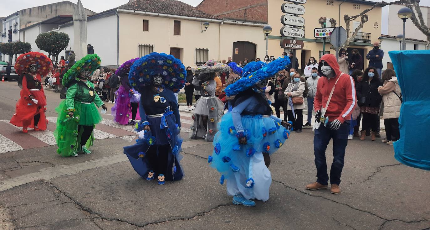 Miajadas ha vuelto a celebrar su gran Carnaval, lo ha vivido por todo lo alto y lo ha despedido con todos los honores. El desfile del sábado devolvió la alegría a las calles de la localidad entre música y color, y el entierro de la sardina ofreció risas y un final dulce para la vuelta de esta celebración. 