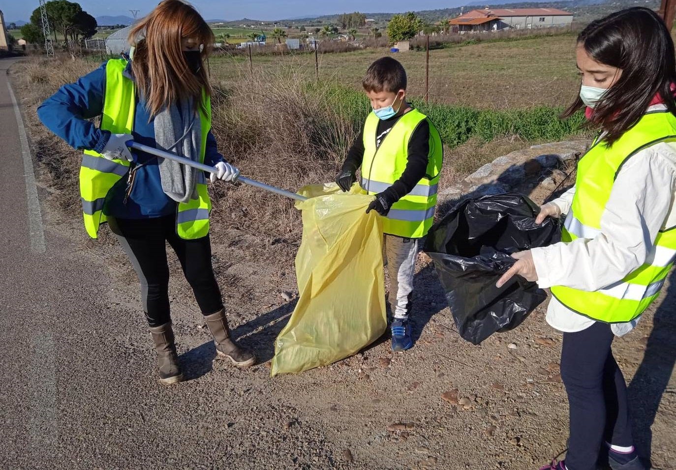 Una de las jornadas de basuraleza en Miajadas 